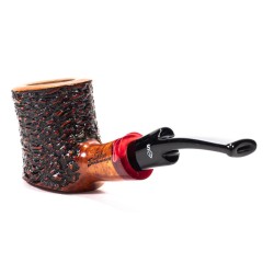 Briar Pipe Santambrogio Rusticated Cherrywood