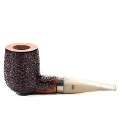 Briar Pipe Santambrogio Rusticated Billiard