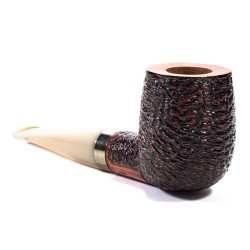 Briar Pipe Santambrogio Rusticated Billiard