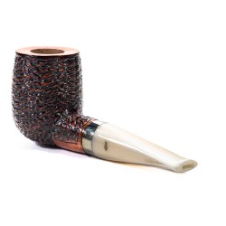 Briar Pipe Santambrogio Rusticated Billiard