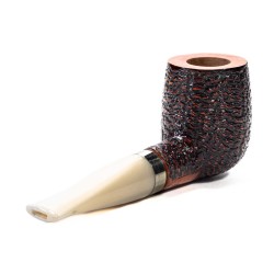 Briar Pipe Santambrogio Rusticated Billiard