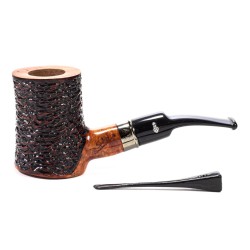 Briar Pipe Santambrogio Rusticated Cherrywood