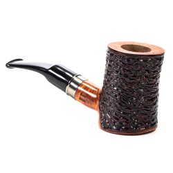 Briar Pipe Santambrogio Rusticated Cherrywood