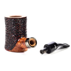 Briar Pipe Santambrogio Rusticated Cherrywood