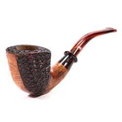 Briar Pipe Santambrogio Rusticated Bent Dublin