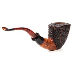 Briar Pipe Santambrogio Rusticated Bent Dublin