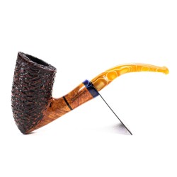 Briar Pipe Santambrogio Rusticated Bent Dublin