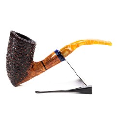 Briar Pipe Santambrogio Rusticated Bent Dublin