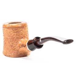 Pipe Santambrogio Rusticated Natural Cherrywood